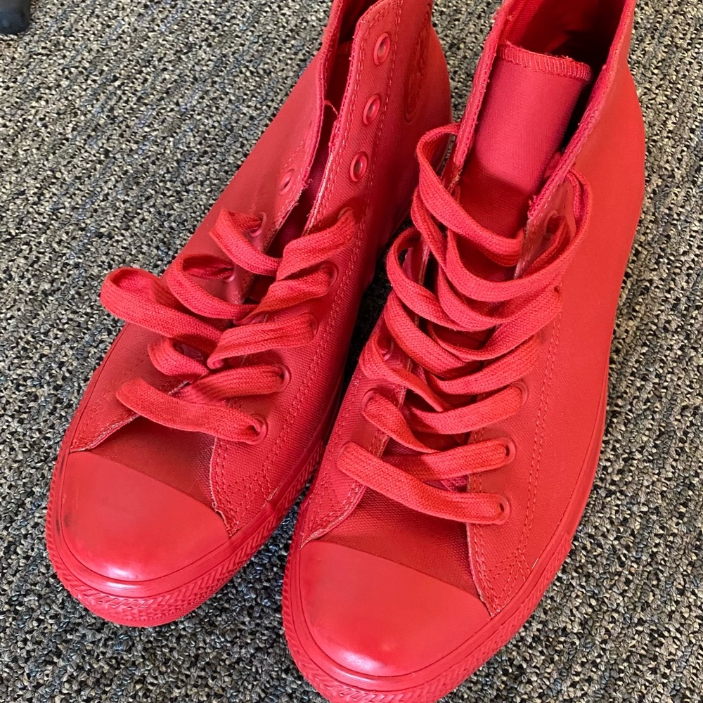 Chuck Taylor All Stars in Monochrome Red